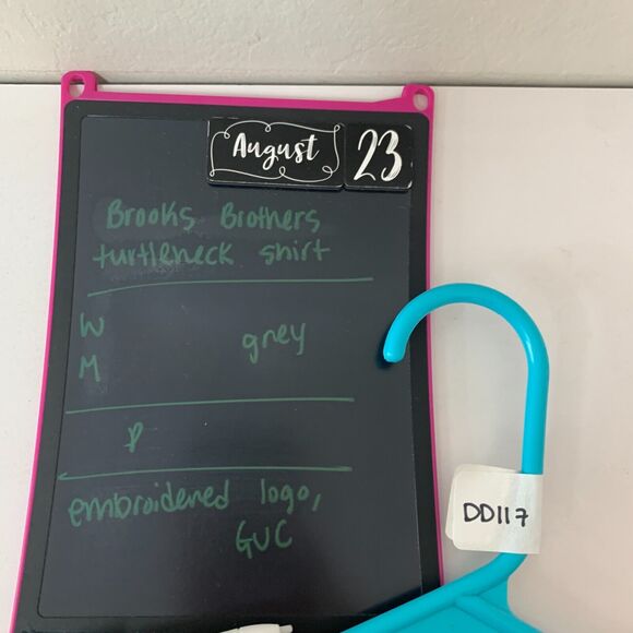 Vintage Brooks Brothers Sweater Womens M Medium Gray Turtleneck Cotton Made USA - Picture 9 of 9